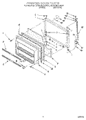 FREEZER DOOR Diagram and Parts List for ET20NKXAW01  Whirlpool Refrigerator