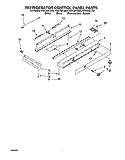 REFRIGERATOR CONTROL PANEL Diagram and Parts List for KSSC36FJW00  KitchenAid Refrigerator