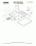 COOKTOP PARTS Diagram and Parts List for ICR410WP00  Whirlpool Cooktop