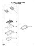 ELECTRIC GRILL MODULE Diagram and Parts List for RS373PXW3  Whirlpool Range