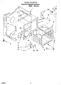 OVEN Diagram and Parts List for FEP314BL0  Roper Range