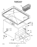 CABINET, LIT/OPTIONAL Diagram and Parts List for EH150FXLN2  Whirlpool Freezer