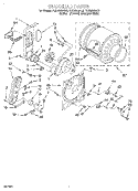 BULKHEAD Diagram and Parts List for RGX6646AQ3  Roper Dryer