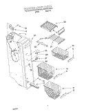 FREEZER LINER Diagram and Parts List for 4YED27DQFW02  Whirlpool Refrigerator