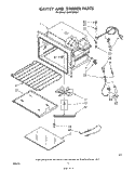 CAVITY AND STIRRER Diagram and Parts List for MH6700XM1  Whirlpool Microwave
