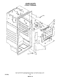 LINER Diagram and Parts List for TT14EKRWW00  Estate Refrigerator