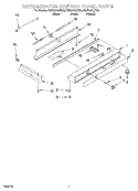 REFRIGERATOR CONTROL PANEL Diagram and Parts List for KSSS42QJT00  KitchenAid Refrigerator