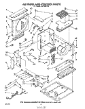 AIRFLOW AND CONTROL , NOT ILLUSTRAT Diagram and Parts List for ALF20040  Whirlpool Air Conditioner