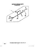WIRING HARNESS, OPTIONAL Diagram and Parts List for MS1651XW1  Whirlpool Microwave