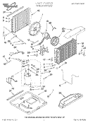 UNIT, LIT/OPTIONAL Diagram and Parts List for ACQ102XZ1  Whirlpool Air Conditioner