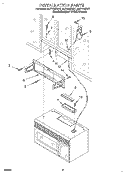 INSTALLATION Diagram and Parts List for MH7115XBZ1  Whirlpool Microwave