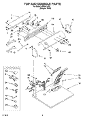 Part Location Diagram of 8532621 Whirlpool PANEL-CNTL