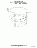 HEATER PARTS Diagram and Parts List for GU2475XTVB0  Whirlpool Dishwasher