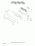 Part Location Diagram of WPW10172168 Whirlpool Panel Trim - White