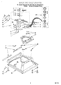 MACHINE BASE Diagram and Parts List for RAS8245EN0  Roper Washer