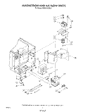 MAGNETRON AND AIR FLOW Diagram and Parts List for KCMS135SBL2  KitchenAid Microwave