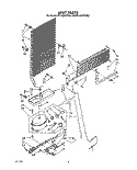 UNIT Diagram and Parts List for RT14DKXYW01  Roper Refrigerator