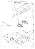 OPTIONAL GLASS CERAMIC MODULE Diagram and Parts List for RS373PXWT2  Whirlpool Range