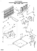 UNIT, LIT/OPTIONAL Diagram and Parts List for 8ET18ZKXDW04  Whirlpool Refrigerator