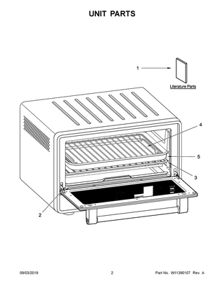 Part Location Diagram of W11391018 Whirlpool Wire Rack