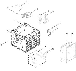 Oven Parts Diagram and Parts List for JPIFC736RM00  Whirlpool Range