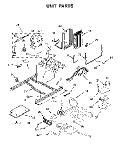 Unit parts Diagram and Parts List for 10651112711  Kenmore Refrigerator