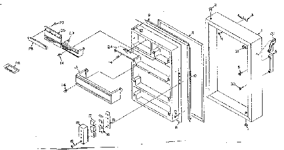 Part Location Diagram of 511540 Maytag List, parts, supplement (106.n12c-1 and 106.n12...