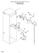 REFRIGERATOR LINER Diagram and Parts List for KSSS36FJX00  KitchenAid Refrigerator