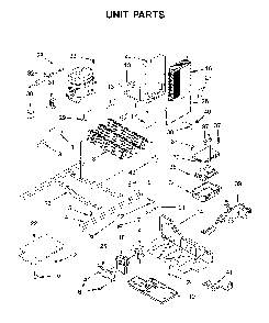 Unit parts Diagram and Parts List for WRS321SDHB04  Whirlpool Refrigerator
