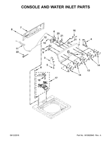 Part Location Diagram of W11116569 Whirlpool CNTRL-ELEC
