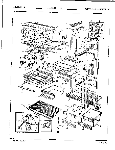 03 - Fresh Food Compartment Diagram and Parts List for RB23GA-3A  Whirlpool Refrigerator