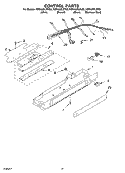 CONTROL PARTS, PARTS NOT ILLUSTRATED Diagram and Parts List for KSRA22ILBL02  KitchenAid Refrigerator