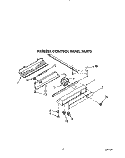 FREEZER CONTROL PANEL Diagram and Parts List for KSSS48DWW01  KitchenAid Refrigerator
