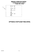 MISCELLANEOUS Diagram and Parts List for KAWS750JQ3  KitchenAid Washer