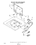Part Location Diagram of 3350213 Whirlpool Harness, Lid Switch