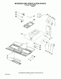 Part Location Diagram of W10181505 Whirlpool Grease Filter