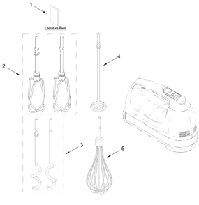 Unit Parts Diagram and Parts List for 5KHM926AER1 5KHM926ACU1-5KHM926APT1-5KHM926AOB1 Whirlpool Mixer