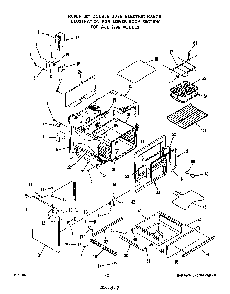 Lower Body Diagram and Parts List for 2735*0A  Roper Range