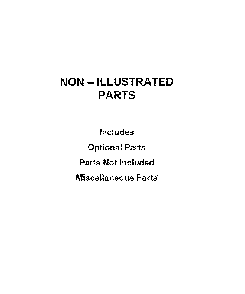 Optional parts (not included) Diagram and Parts List for 11044432810  Kenmore Washer