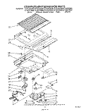 COMPARTMENT SEPARATOR Diagram and Parts List for ET18JKYSF09  Whirlpool Refrigerator