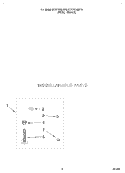MISCELLANEOUS Diagram and Parts List for 3CAP2762BW0  Whirlpool Washer