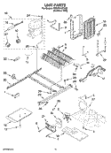 UNIT PARTS Diagram and Parts List for 7GS2FHAXTA02  Whirlpool Refrigerator