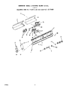 Control Diagram and Parts List for D5757*0  Roper Range