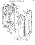 Part Location Diagram of 946147 Whirlpool Track, Divider (Back & Bottom)