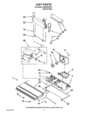 UNIT PARTS Diagram and Parts List for GI6FARXXF04  Whirlpool Refrigerator