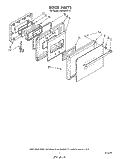 SECTION Diagram and Parts List for RB760PXT0  Whirlpool Range