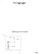 MISCELLANEOUS Diagram and Parts List for LST6132BW0  Whirlpool Washer