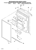 REFRIGERATOR DOOR Diagram and Parts List for GR2SHTXKL01  Whirlpool Refrigerator