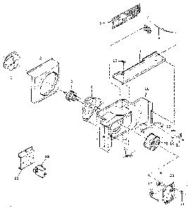 Air Flow And Control Diagram and Parts List for 4848700730  Kenmore Air Conditioner