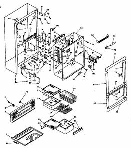 Part Location Diagram of 522409 Whirlpool Refrigerator parts list